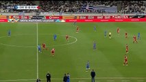 Greece 1-0  Hungary 12/10/2018  Mitroglou K., Greece Super Amazing Goal  65' HD Full Screen  EUROPE: UEFA Nations League - League  C - Round 3 .