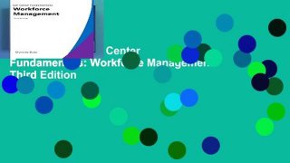Best product  Call Center Fundamentals: Workforce Management: Third Edition