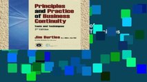 Review  Principles and Practice of Business Continuity: Tools and Techniques 2nd Edition