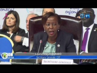 RTG/Clôture du 17e sommet de la Francophonie en Arménie et désignation de Louise Mushikiwabo comme nouveau secrétaire Générale de l’OIF