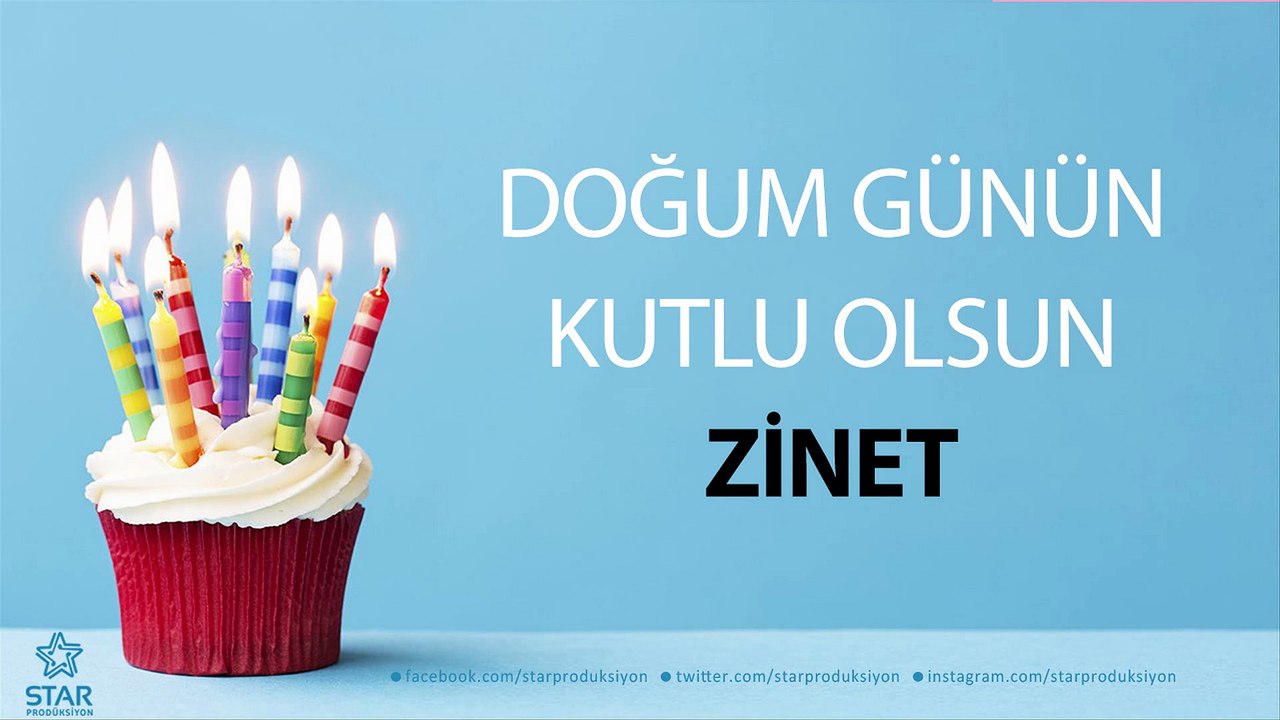 İyi ki Doğdun ZİNET - İsme Özel Doğum Günü Şarkısı