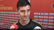 Thierry Henry didn't say a special goodbye to Belgium players - Courtois