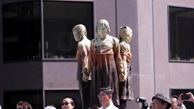 일본군 '위안부' 기림비 건립 1주년...'잊지 않겠습니다' / YTN