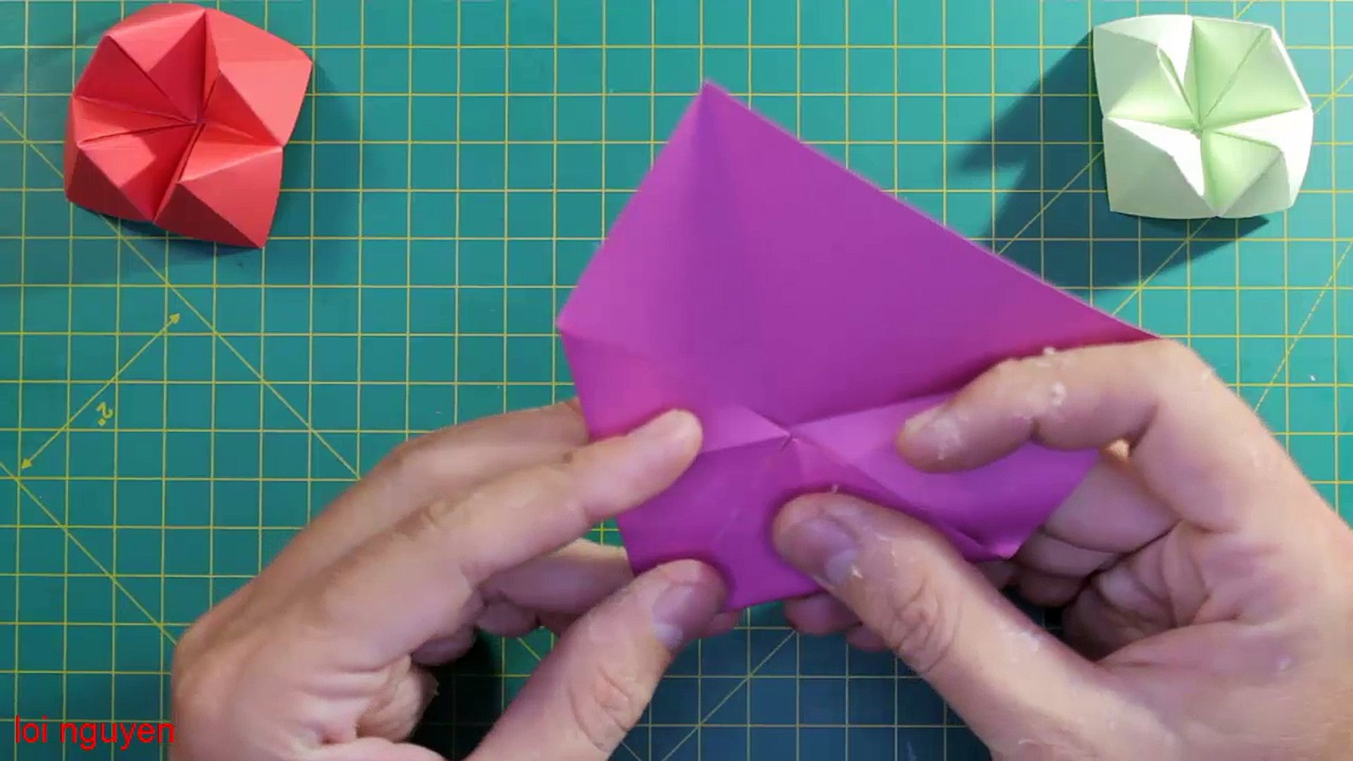 折り紙 North East South West Origami Loi Nguyen Origami Video Dailymotion