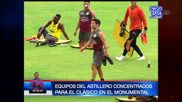 Equipos del astillero concentrados para el clásico