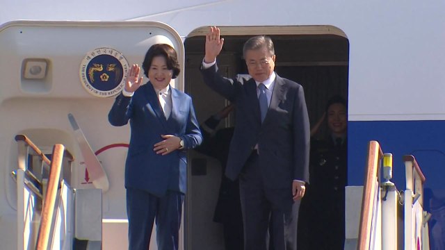 [현장영상] 문재인 대통령, 유럽 5개국 순방 위해 출국 / YTN