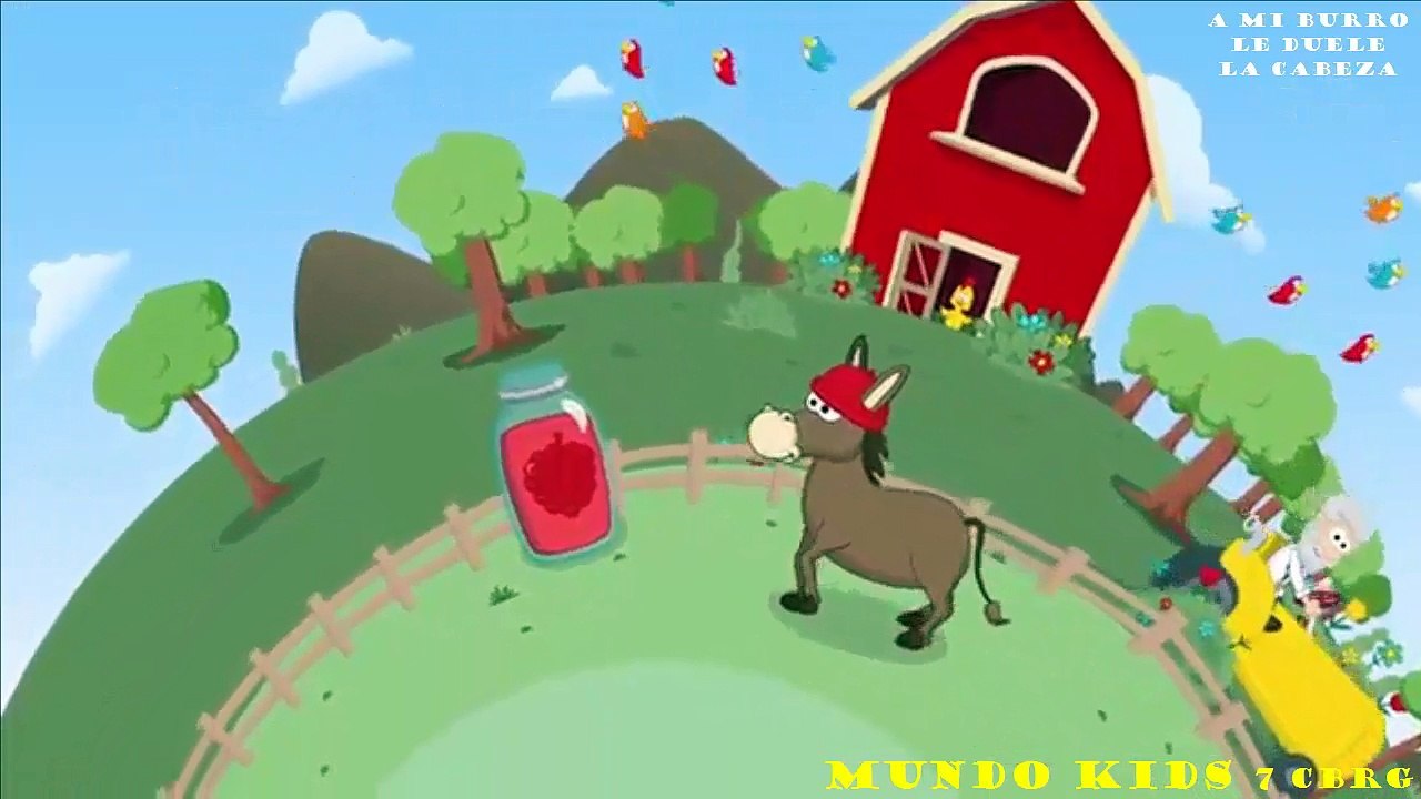 A MI BURRO LE DUELE LA CABEZA - Canción Infantil - LETRA