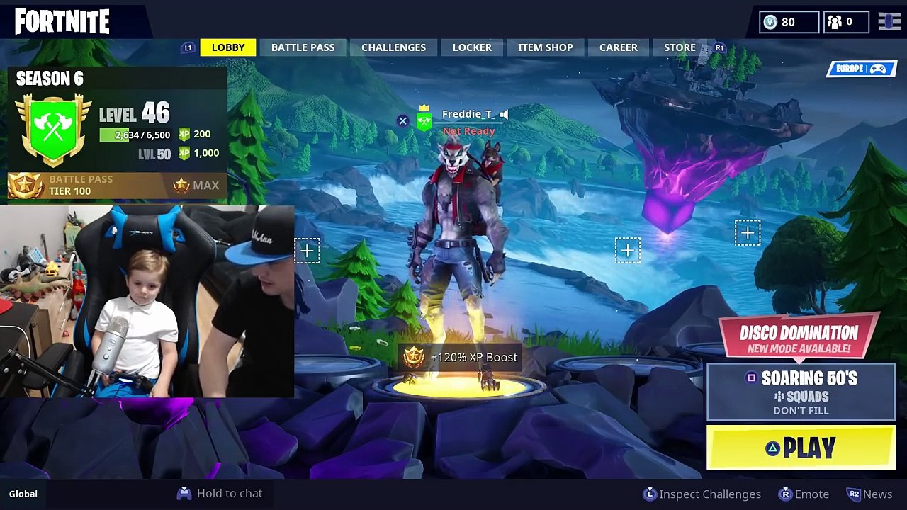 TRUMAnn Gives *5 YEAR OLD KID* 5,600 V-Bucks To Buy NEW EPIC COMPLETE HALLOWEEN SET (Fortnite)