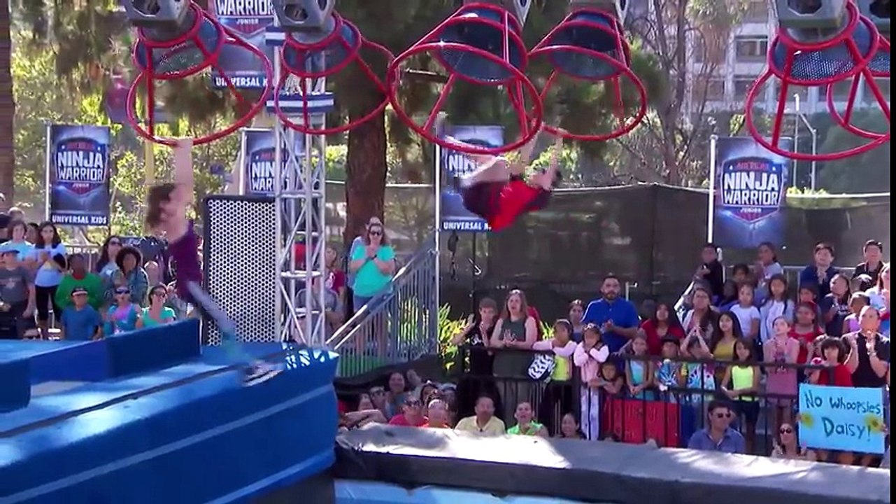 LEAKED RUN: Daisy O'Brien vs  James Scott | American Ninja Warrior Junior | Universal Kids