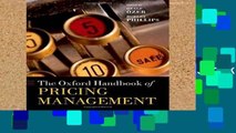 [P.D.F] The Oxford Handbook of Pricing Management (Oxford Handbooks) [A.U.D.I.O.B.O.O.K]