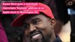 Kanye West Gave An Impromptu 'Keynote' Address Standing On Tables At An Apple Store After Trump Meeting