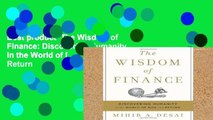 Best product  The Wisdom of Finance: Discovering Humanity in the World of Risk and Return