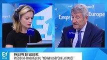 Philippe de Villiers se dit « très déçu » d'Emmanuel Macron, 