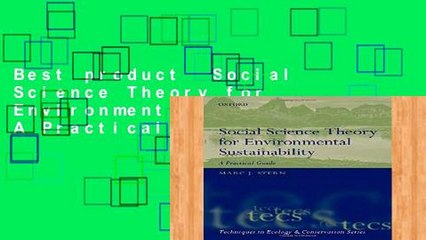 Best product  Social Science Theory for Environmental Sustainability: A Practical Guide