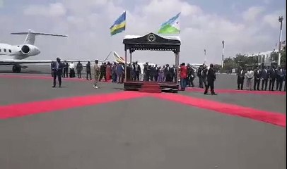 Président Paul Kagame Arrive en Ville pour une Visite Officielle 🇷🇼