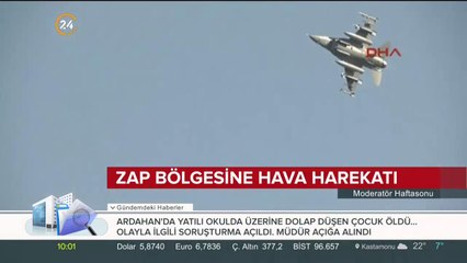 Zap bölgesine hava harekatı
