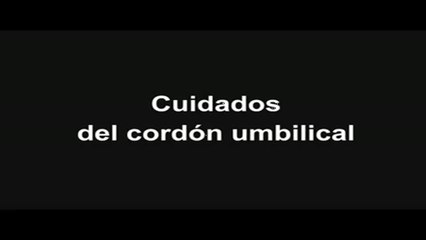 Los cuidados que necesita el cordón umbilical