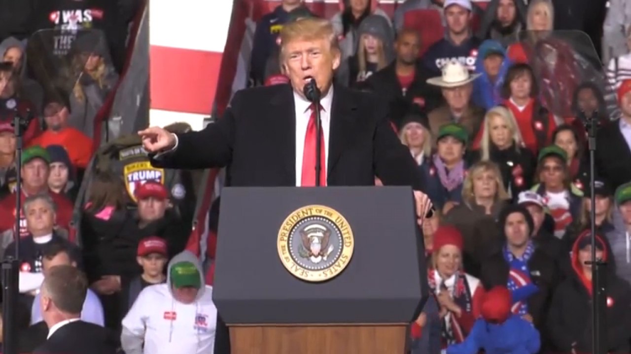 President Trump Praises Confederate General Robert E Lee At Ohio Rally