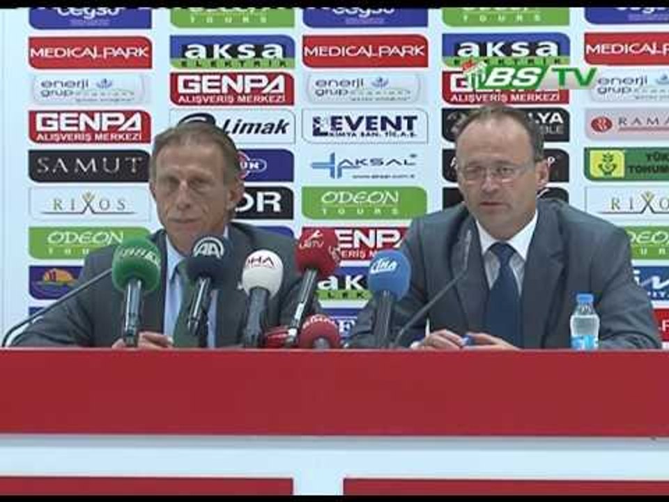 Christoph Daum: Çok İyi Çalıştık (01.09.2013)