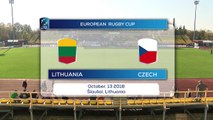 REPLAY LITHUANIA / CZECHIA - RUGBY EUROPE TROPHY 2018/2019