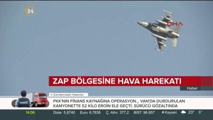 Zap bölgesine hava harekatı