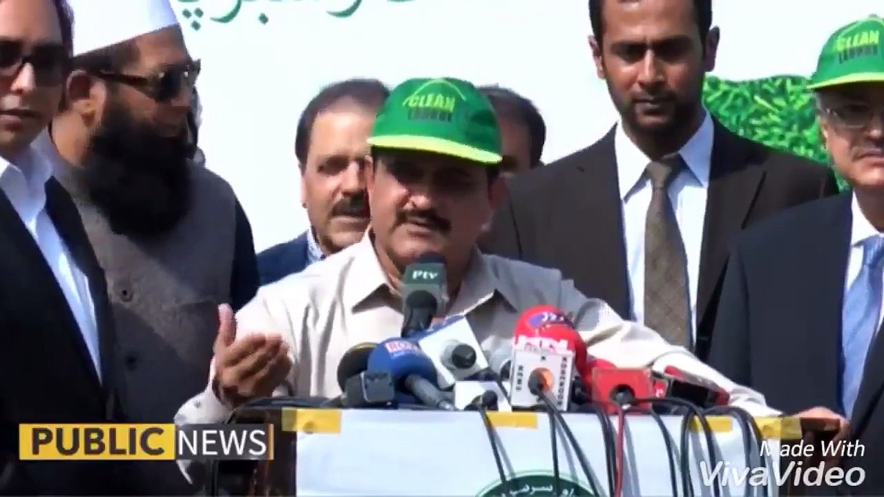 usman buzdar with media