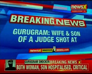 Gurugram: The wife and son of the judge were shot near the market of Sector 51
