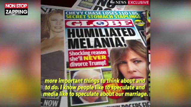 Donald Trump infidèle ? Melania Trump répond aux rumeurs (Vidéo)