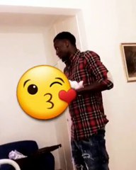 Ibou Touré nouveau papa poule fou amoureux de sa petite princesse