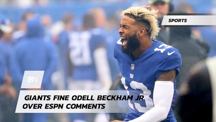 Odell Beckham JR Was Told To Tone It Down