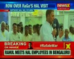 Amid Rafale Controversy, Congress President Rahul Gandhi addresses HAL Employees in Bengaluru