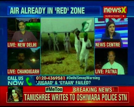 Stubble Burning: Pollution in Delhi worsened; air quality reaches 'unhealthy' category