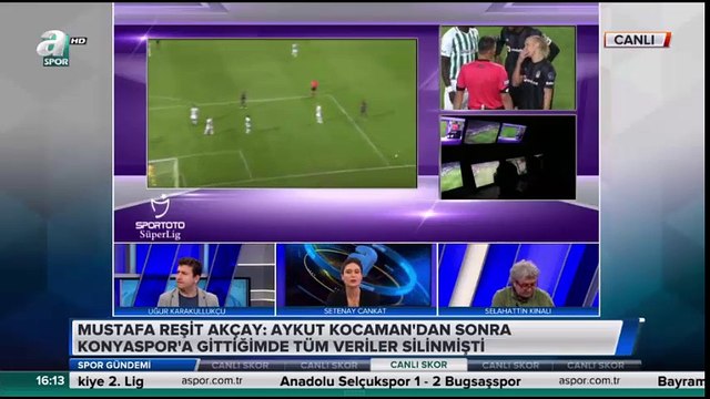Mustafa Reşit Akçay: Aykut Kocaman'dan sonra veriler silinmişti