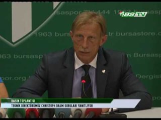 Daum: Antalya maçı çok zor olacak (29.08.2013)