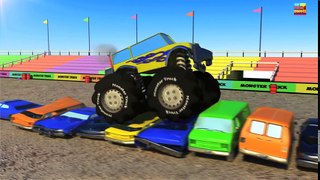 Tv cartoons movies 2019 Monster trucks song   Wheels on the bus   Nursery rhymes for baby