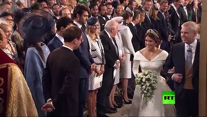 فيديو: حفل زفاف خيالي لحفيدة ملكة بريطانيا