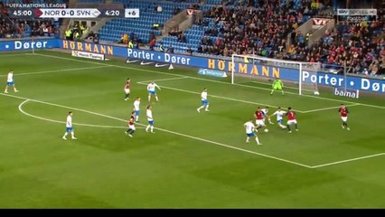 Ole Kristian Selnaes Goal - Norway vs Slovenia 1-0 13/10/2018