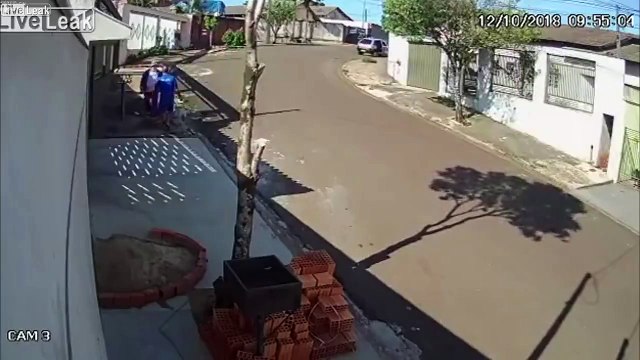 Ces cambrioleurs oublient le frein à main sur la voiture : panique !