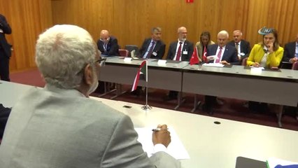 TBMM Başkanı Yıldırım İsviçre'de Sudan Meclis Başkanı ve Heyetiyle Görüştü