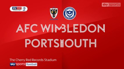 AFC Wimbledon vs Portsmouth