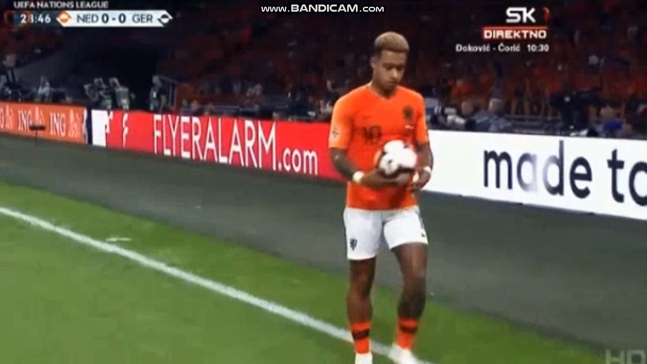 Virgil Van Dijk Goal - Netherlands 1-0 Germany 13-10-2018