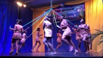 The Thomas Saunders Secondary School  performing 'The Maypole' at the 13th Kingstown Cooperative Credit Union National Dance Festival this evening at the Peace