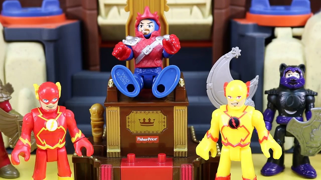 Imaginext Flash & Reverse Flash Speedsters Time Travel To Rescue Superheroes Batman & Superman