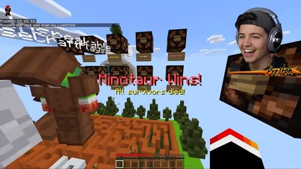 MINECRAFT RUN FROM THE BEAST MAZE ESCAPE with Unspeakable! (MCPE Maze Run)