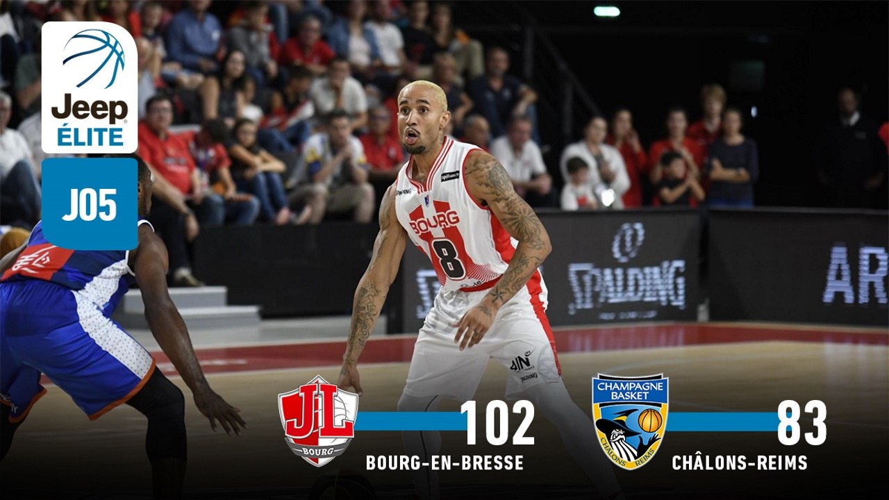 Jeep® ÉLITE : Bourg-en-Bresse vs Châlons-Reims (J5)
