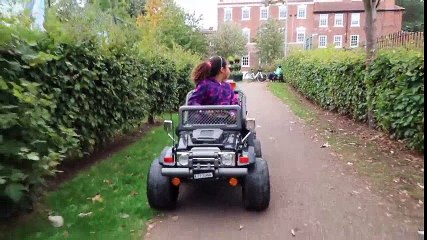 LOL SURPRISE DOLLS HOUSE TOY HUNT!! Power Wheels Ride On Car