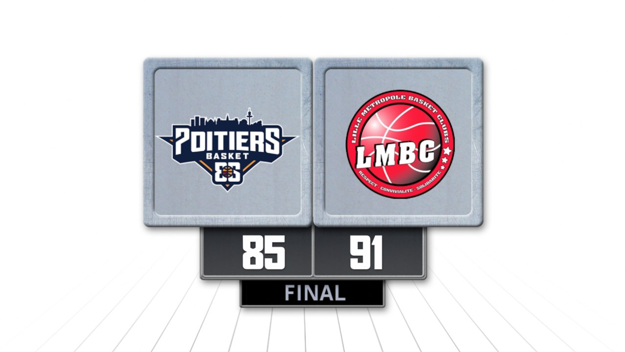 J1- PROB LNB: POITIERS - LILLE (2018-19)