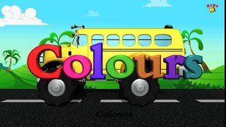Tv cartoons movies 2019 Monster Truck Colors   Learn Colors