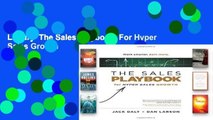 Library  The Sales Playbook: For Hyper Sales Growth