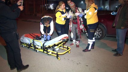 Benzinlik yanındaki barakada korkutan yangın